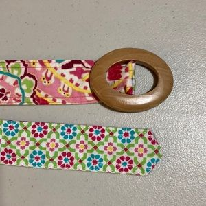 Vera Bradley Womens Reversible Belt, 44"